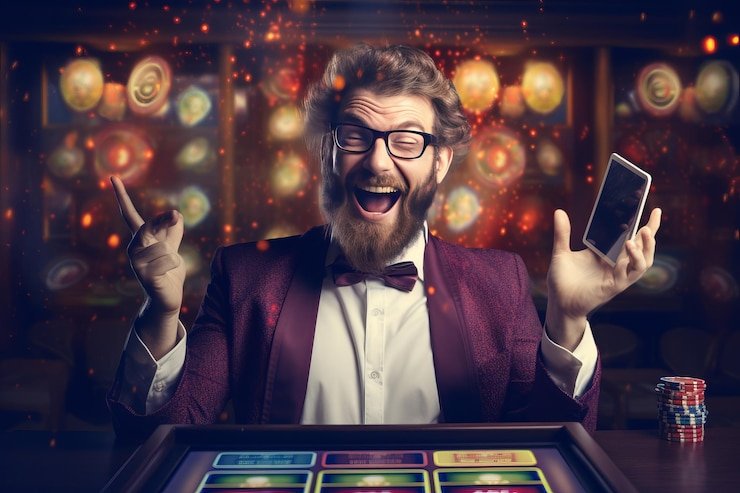 Pemain menikmati pengalaman kasino langsung profesional dengan dealer live